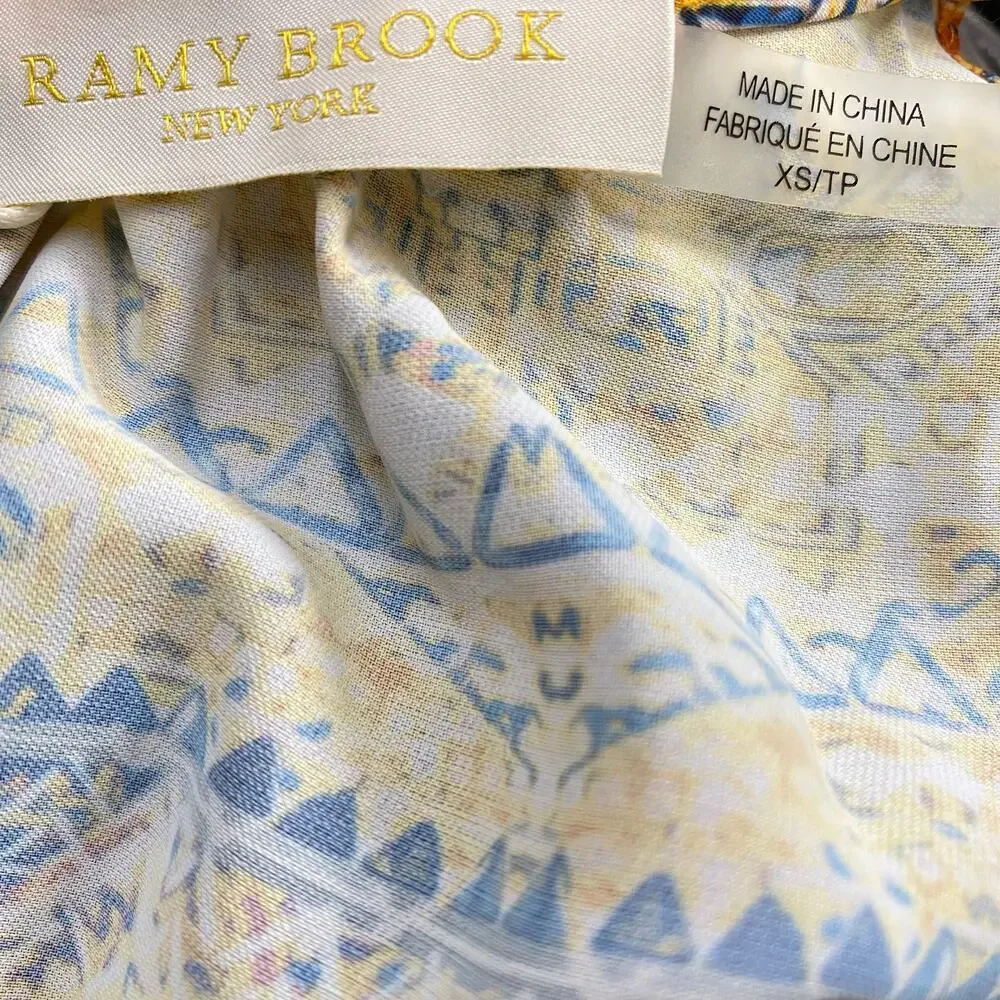 NWT Ramy Brook Paris Printed Dress Size XS - Picture 9 of 16
